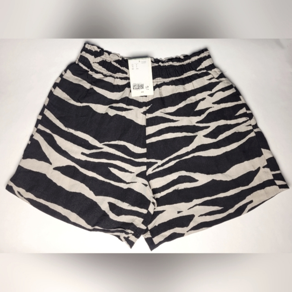 Safari Print Waist Shorts